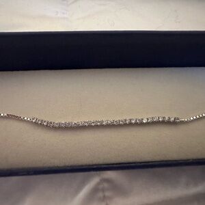 Sterling Silver Cubic Zirconia Bracelet